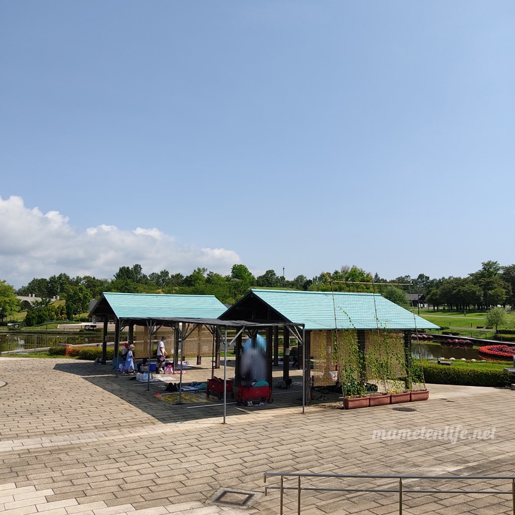 長岡丘陵公園日よけコーナー