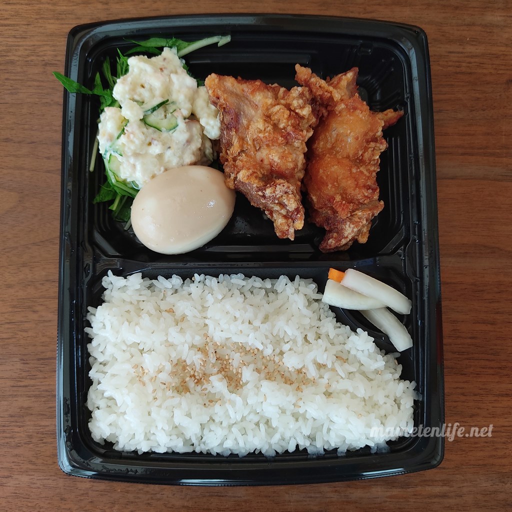 なるとキッチン新潟小針店のザンギ弁当(ザンギ2ケ)