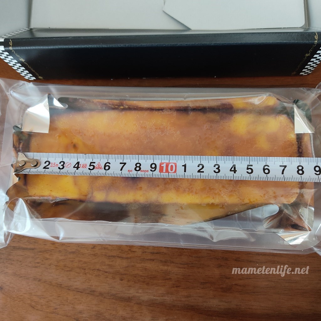 花畑牧場十勝カタラーナ～濃厚焼きプリン～の長さ