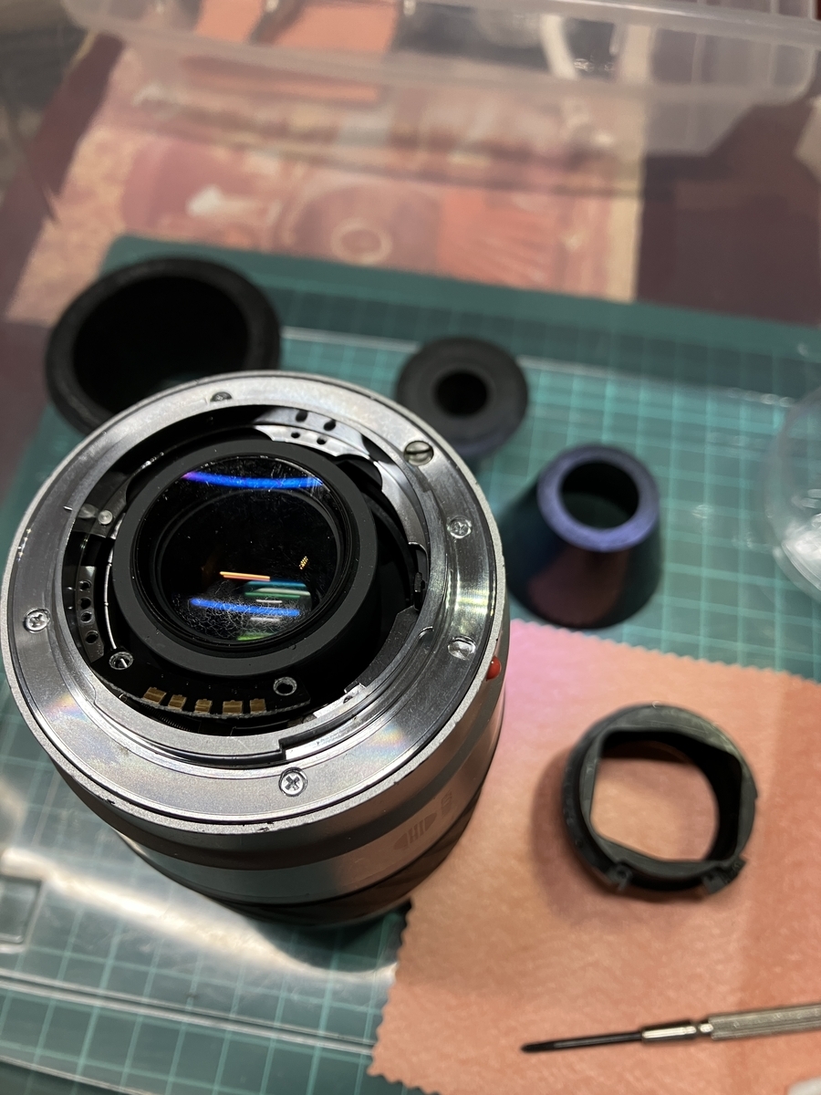 ジャンクレンズの清掃【MINOLTA AF ZOOM 75-300mmF4.5-5.6】 - まめ