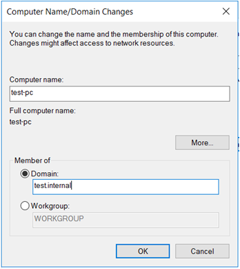 ドメイン名を入力
