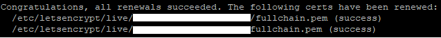 renewals succeeded
