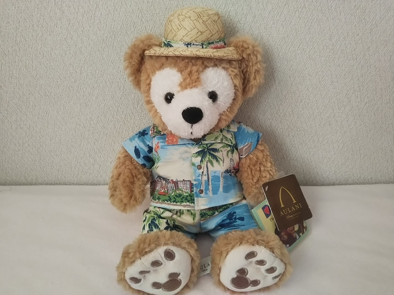 ダッフィーぬいぐるみ、世界の違い＊顔・足・タグ・大きさetc