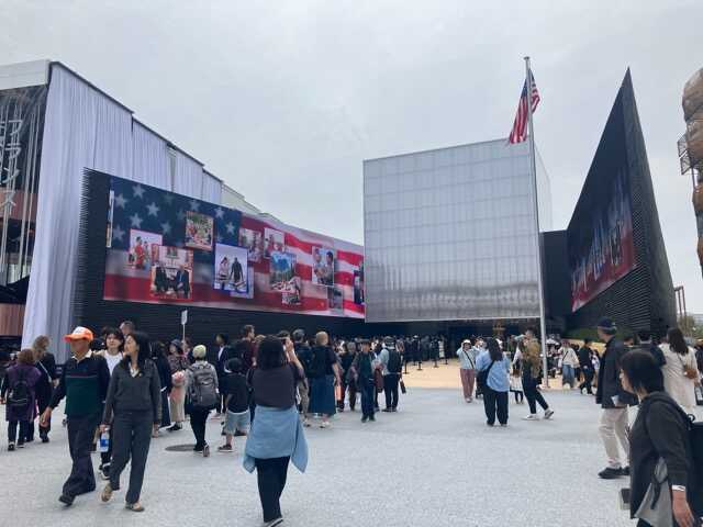 関西万博♪】【アメリカ館♫】入館者限定 スパークデザイン 晴雨兼用