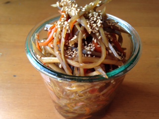 牛蒡と人参のきんぴら画像