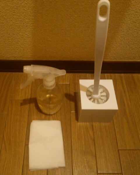 トイレの掃除道具
