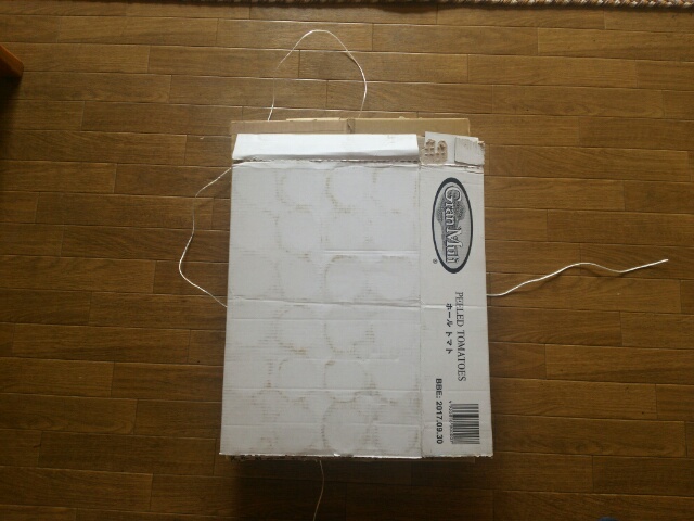 資源ゴミの段ボール画像