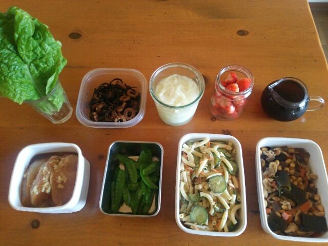 今週の常備菜と下ごしえ 2016年4月25日画像