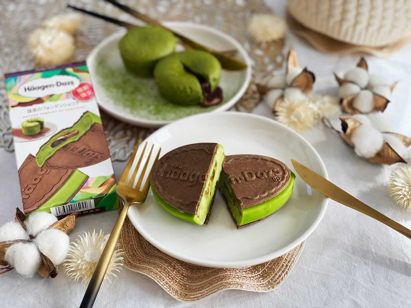 ハーゲンダッツ クリスピーサンド『抹茶のフォンダンショコラ』期間限定発売（11/23から）