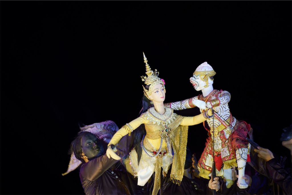 各国のラーマーヤナ、人形劇、ソロダンス「アユタヤー・コーン