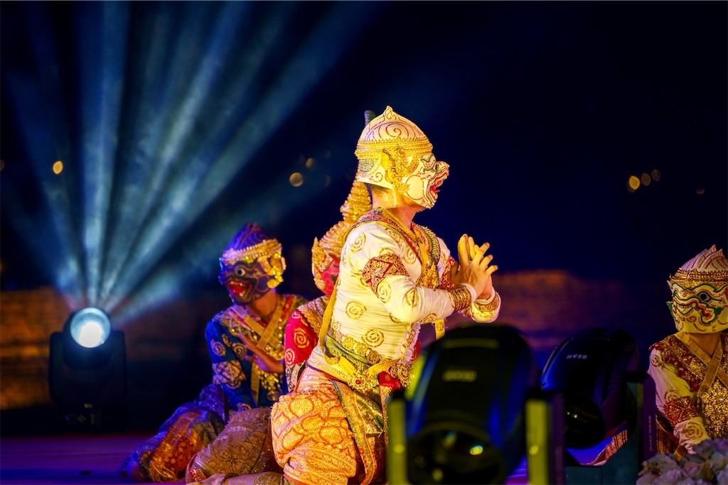 各国のラーマーヤナ、人形劇、ソロダンス「アユタヤー・コーン