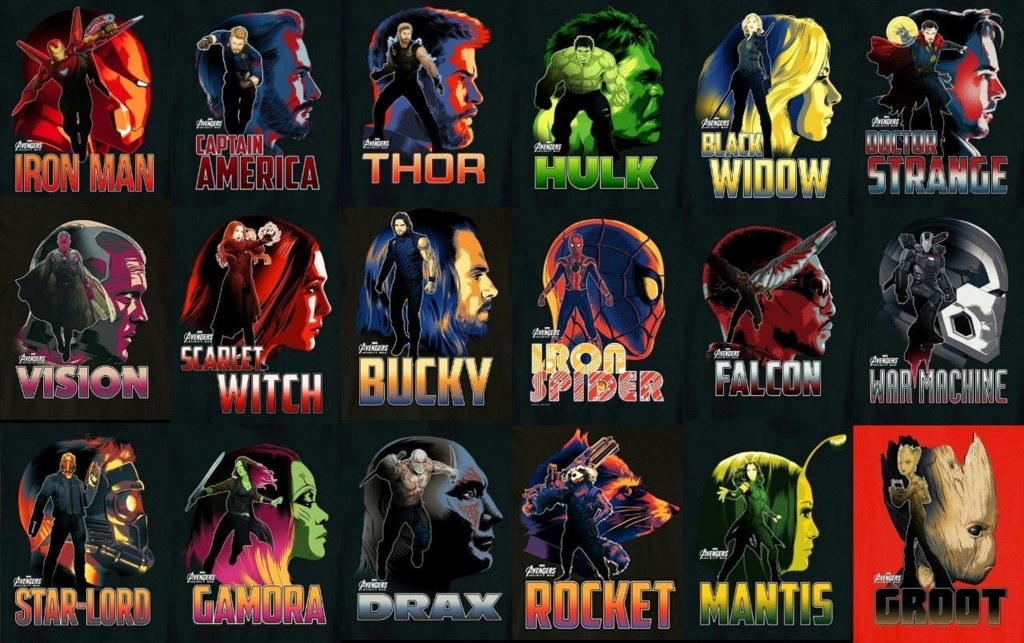 アベンジャーズ インフィニティ ウォー キャラクタープロモアートを公開 Marvel Vs Dc