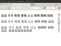 Firefoxの開発版MinefieldのLinux版でOpenTypeの新機能が動くことを確認。