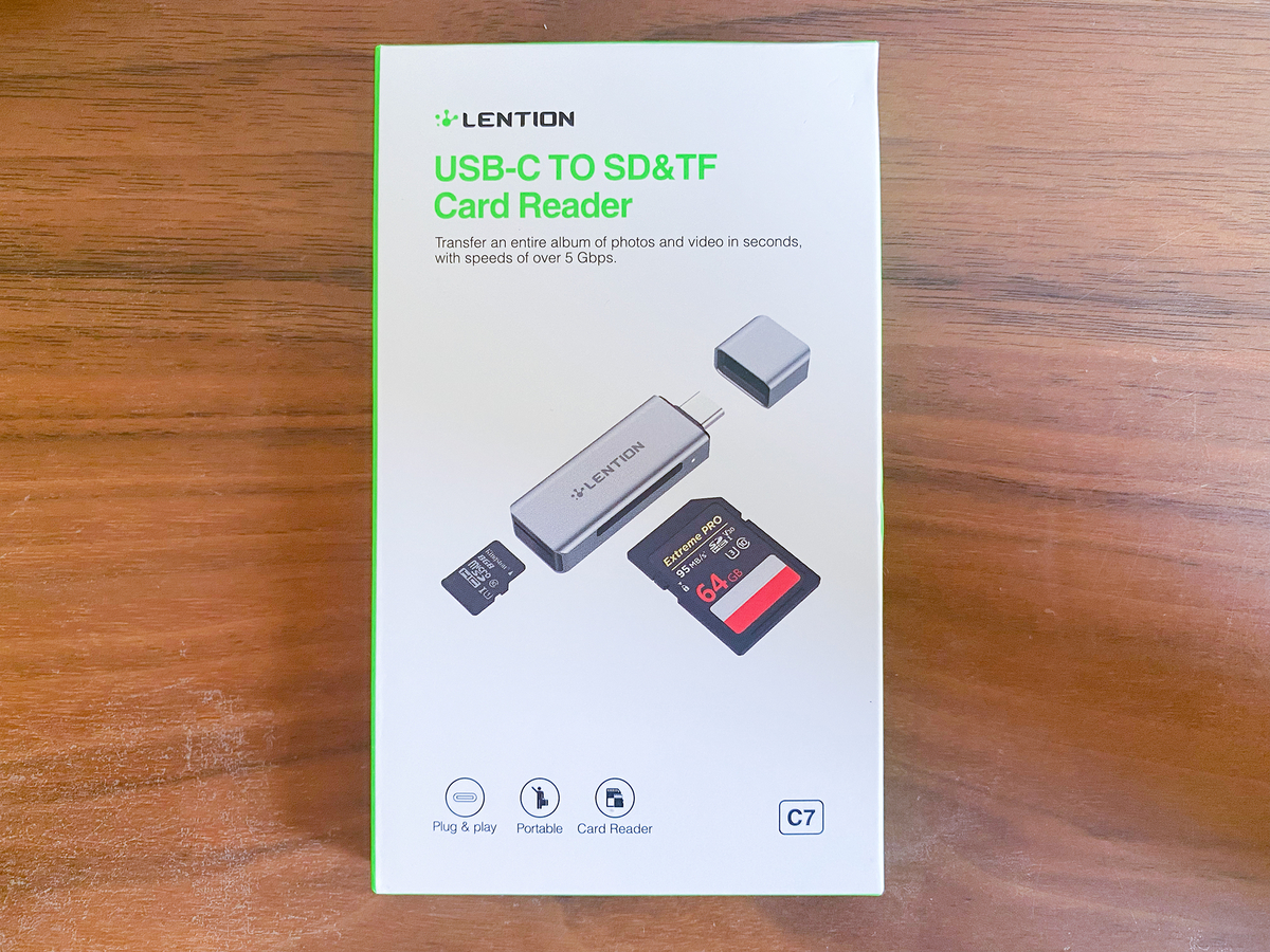 LENTIONのSDカードリーダーをレビュー!USB-Cでコンパクトサイズ LENTIONのSDカードリーダーをレビュー!USB-Cでコンパクトサイズ