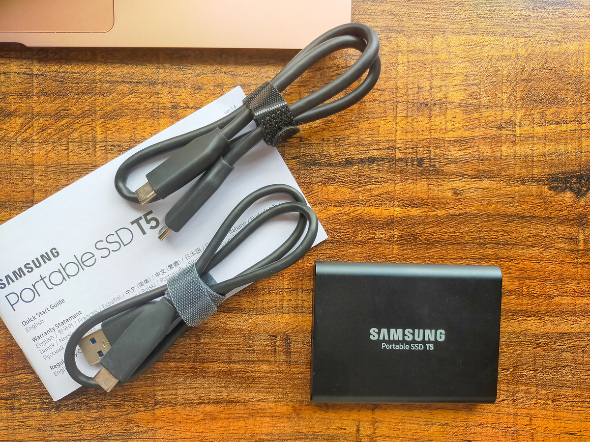 Samsungの外付けSSD T5をレビュー！育児記録の写真や動画の