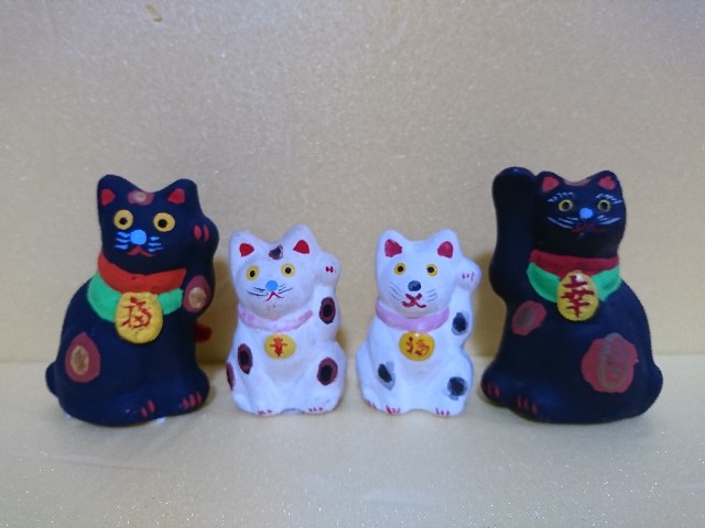 招き猫23【神奈川】相模土鈴/可麻久良(かまくら)民芸店 - 郷土玩具