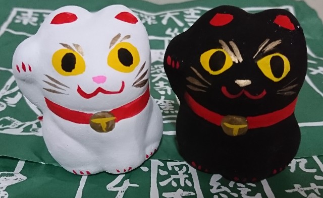 招き猫42【東京】深大寺土鈴/むさし野深大寺窯 - 郷土玩具/招き猫十八番