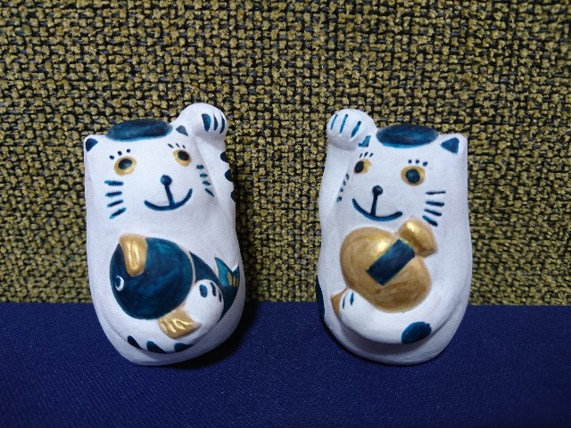 招き猫63【福岡】博多人形 - 郷土玩具/招き猫十八番