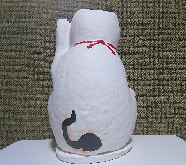 招き猫76【千葉】光張り子 - 郷土玩具/招き猫十八番