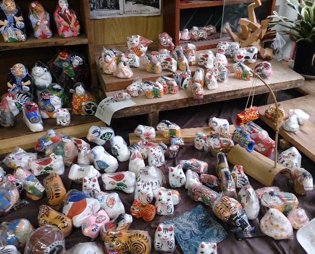 希少レア房総　昭和レトロ万祝泥人形　手猫　大漁　置物 希少レア房総 昭和レトロ万祝泥人形 手猫 大漁 置物