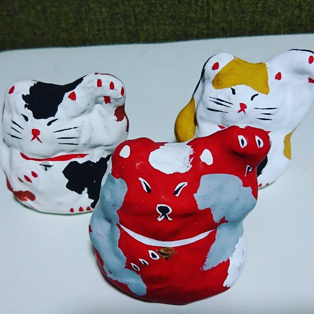 招き猫108【埼玉】秩父張子 - 郷土玩具/招き猫十八番