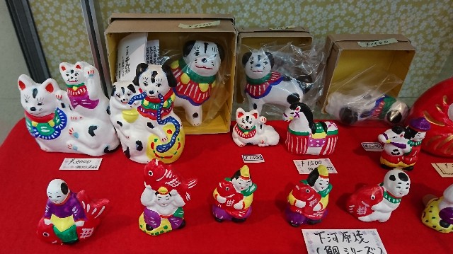 青森　下川原焼　土人形　招き猫 招き猫 下川原土人形 髙谷智二
