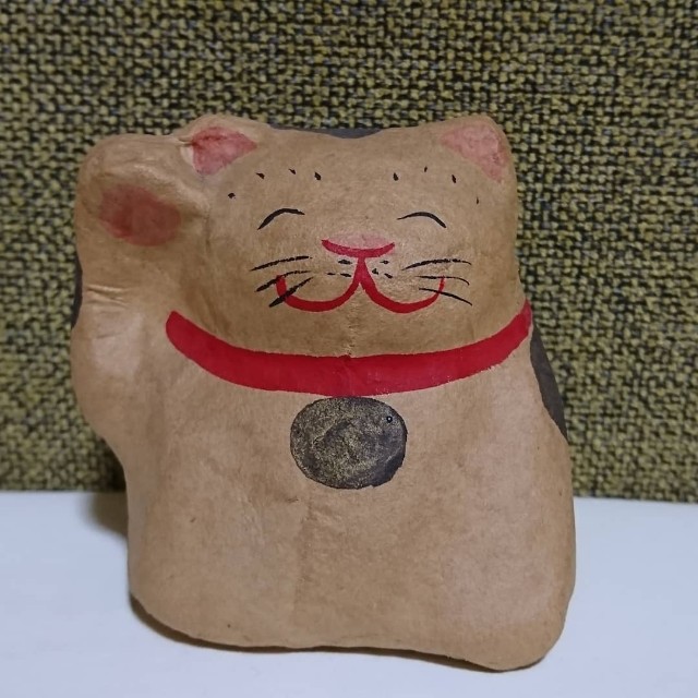 招き猫118【山形】上山張子 /蔵六面工房 - 郷土玩具/招き猫十八番