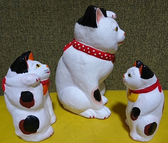 招き猫127【山形】鵜渡川原人形 - 郷土玩具/招き猫十八番