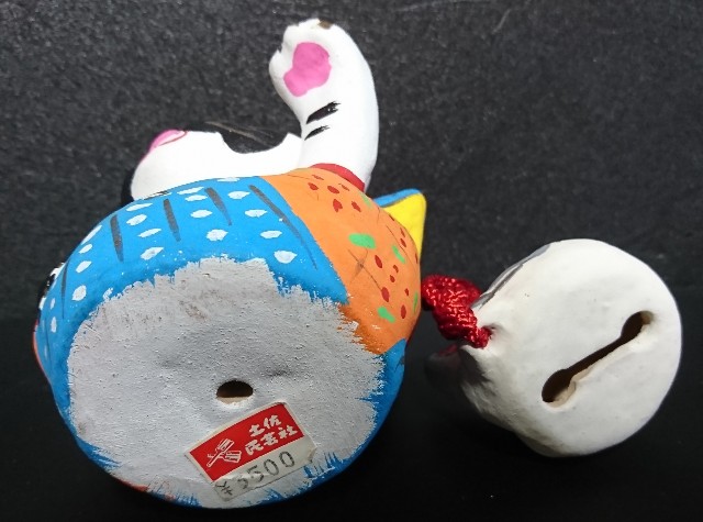 招き猫96の3【高知】香泉人形 - 郷土玩具/招き猫十八番