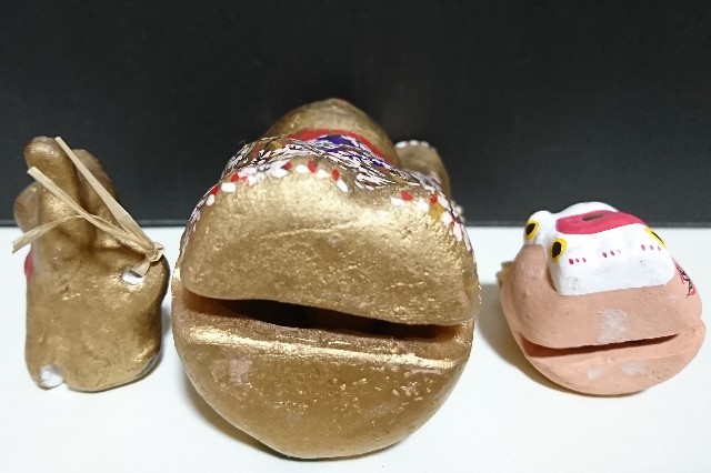 招き猫136の2【神奈川】蝉丸工房 - 郷土玩具/招き猫十八番