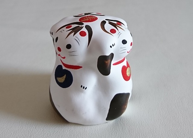 招き猫145の3【宮城】多賀城人形/及川酒店 - 郷土玩具/招き猫十八番
