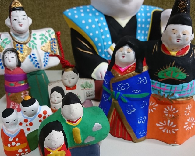 招き猫1の4【京都】伏見人形/丹嘉(たんか) - 郷土玩具/招き猫十八番