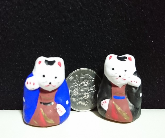 招き猫72の2【京都】清水豆人形 - 郷土玩具/招き猫十八番