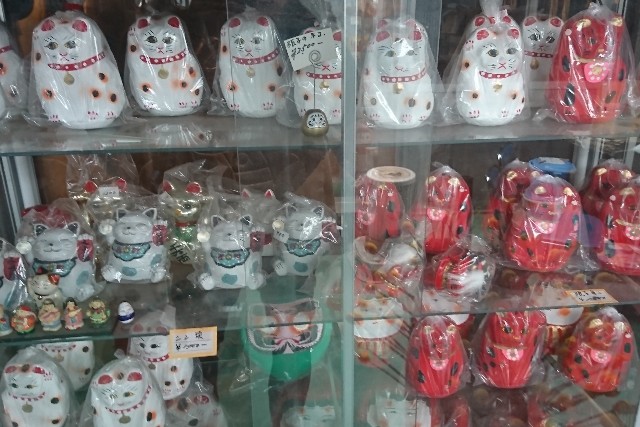 招き猫155【埼玉】大里張子 - 郷土玩具/招き猫十八番