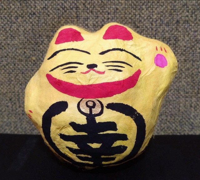 招き猫157【群馬】草津温泉張り子/山形屋土産店まねきや本舗猫屋