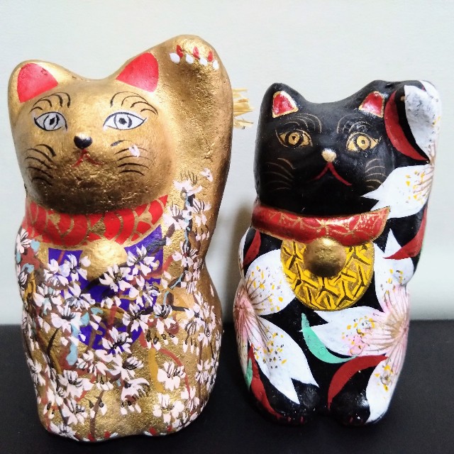 招き猫136の3【神奈川】蝉丸工房 - 郷土玩具/招き猫十八番 招き猫136の3【神奈川】蝉丸工房 - 郷土玩具/招き猫十八番