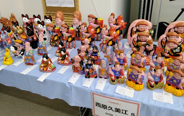 招き猫48の10【長野】中野人形 - 郷土玩具/招き猫十八番