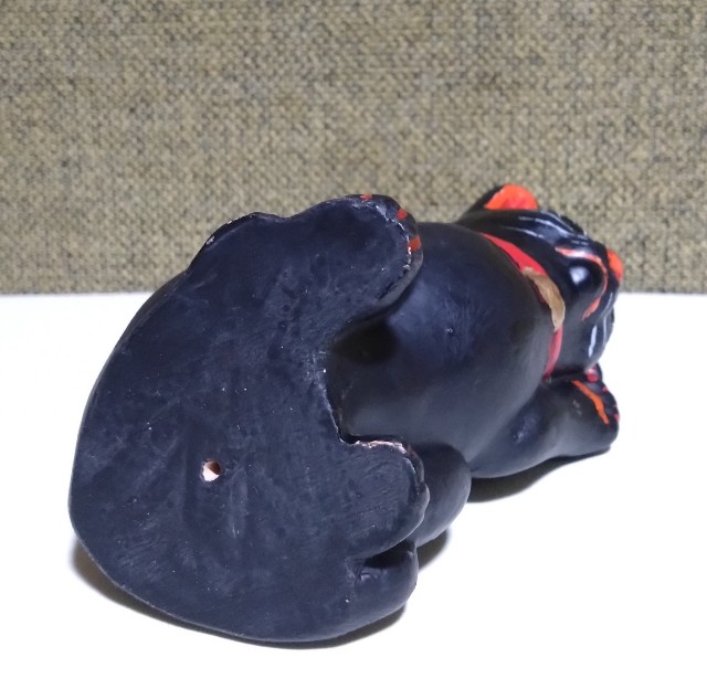 島根 長浜人形黒招き猫 再入荷_[招猫] 長浜人形 黒猫 | iichi 日々の暮らしを心地よく