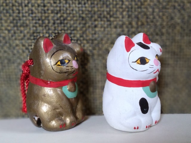 招き猫61【宮崎】佐土原人形 - 郷土玩具/招き猫十八番