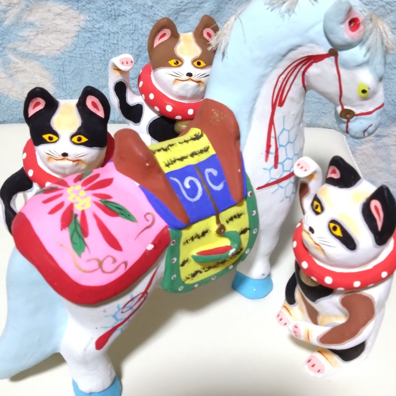 招き猫25の6【滋賀】小幡人形 - 郷土玩具/招き猫十八番