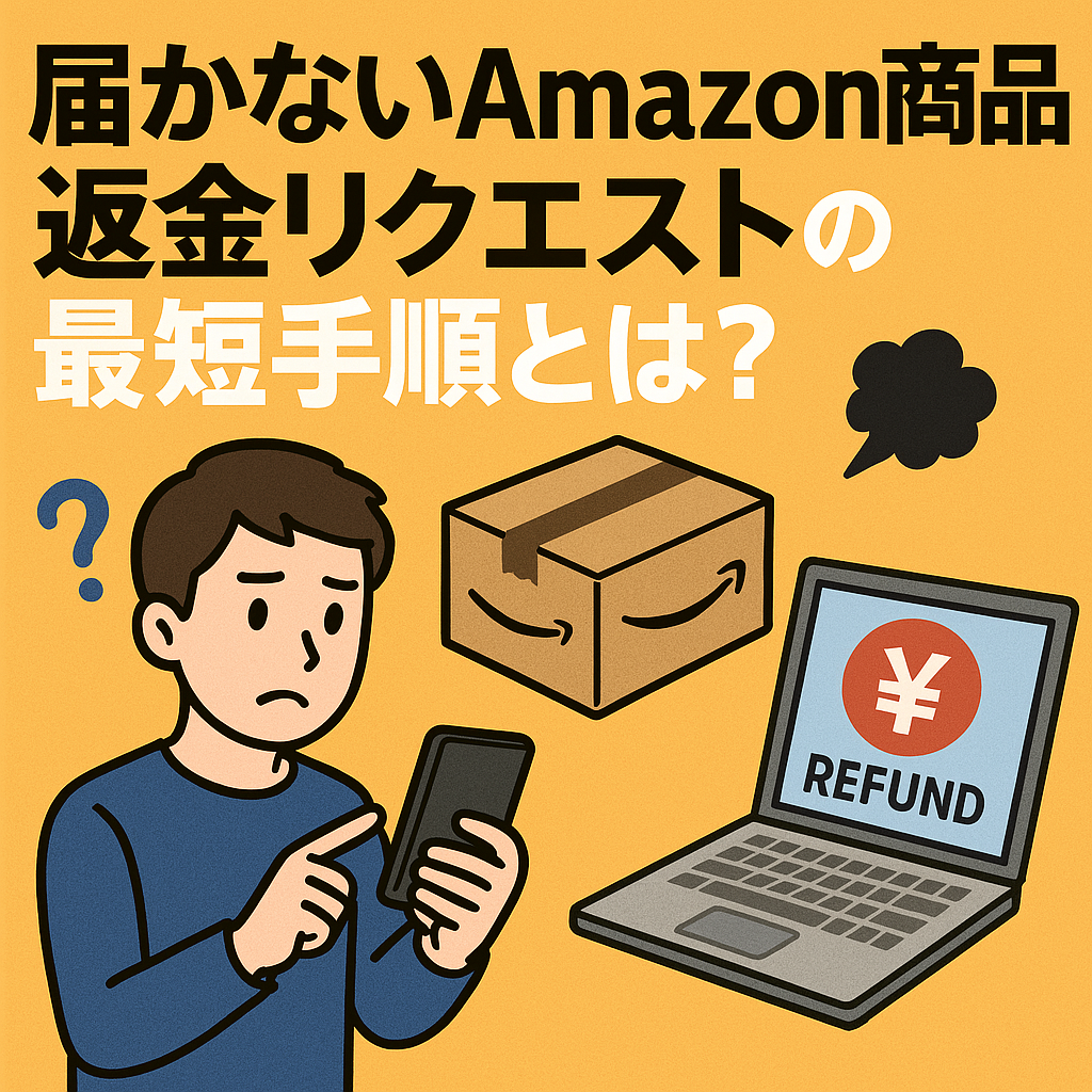 届かないAmazon商品、返金リクエストの最短手順とは？ - Amazon diary