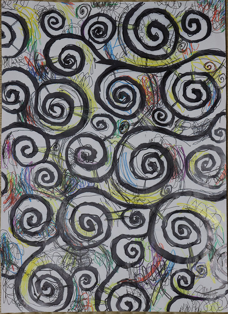 うずまきの模様の作品 - 万回泰玄の作品日記