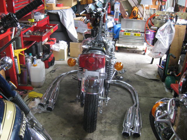 ホンダ　CB550four マフラー　純正　片側 Yahoo!オークション -「cb550 マフラー」(マフラー本体（純正