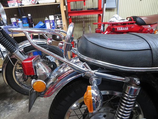 TX650にリアキャリアを着けてみる - 万年NA バイク日記