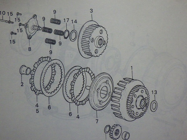 CB750FOUR クラッチ再交換 - 万年NA バイク日記