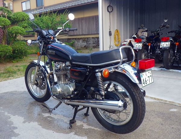 TX650 最終型マフラー - 万年NA バイク日記