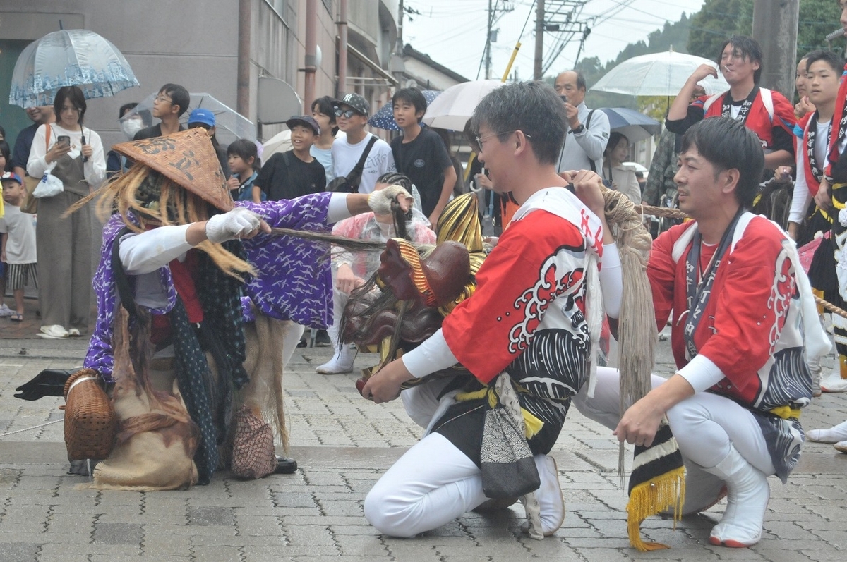 ほうらい祭り 猿田彦の獅子舞 - 万年NA バイク日記
