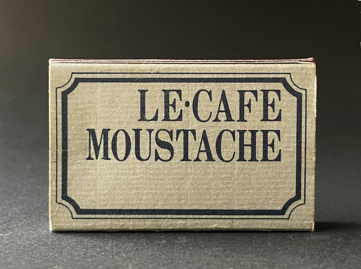 マッチ箱 LE・CAFE MOUSTACHE - マン・レイと余白で