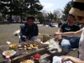 2010年4月10日常願寺川公園にてお花見バーベキュー