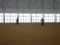 2013年1月27日：富山県総合運動公園屋内グラウンドにて練習